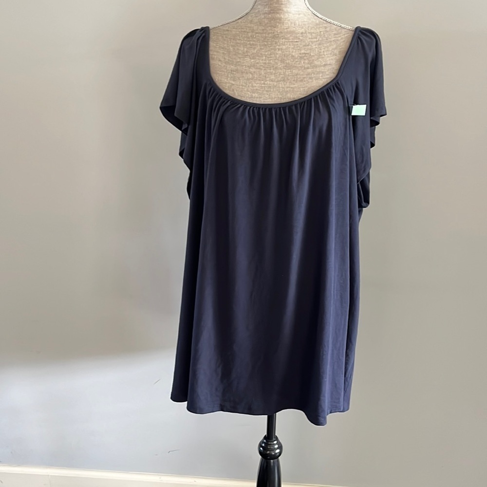 Lane Bryant Swing Tee size 26/28 Swing Collection Blue soft and comfortable
